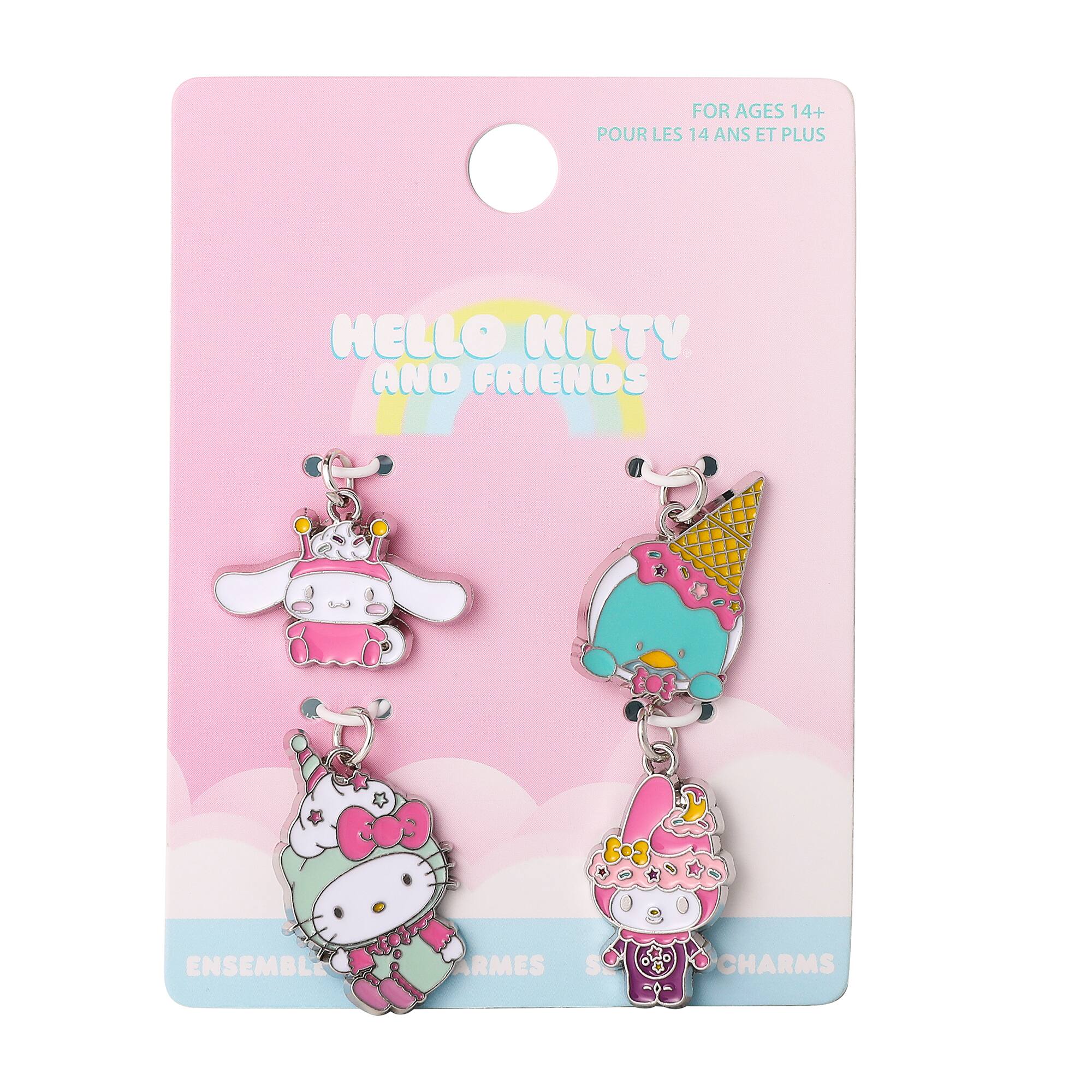 Hello Kitty® & Friends Sweet Treat 4-Piece Charm Set